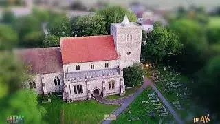 DRONE OVER BENFLEET- St Mary&rsquo;s Church, Benfleet