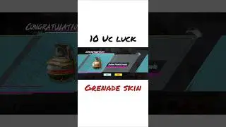 10 Uc luck Soulbane Grenade skin#bgmi #ytshorts #shorts #flickeringgameplay