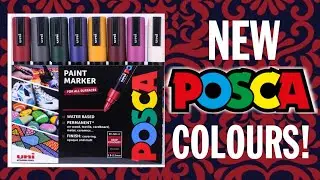 NEW Uni Posca Deep Colours!