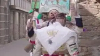 Masked parade marks Carnival Sunday in Galicia