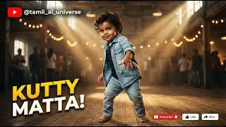 KUTTY MATTA 🔥🍼 | Baby Swag Dance #aibaby #babyaitamil #mattasong #goat #vijay #viral #funny