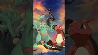 who is strongest (charizard vs sceptile) #shorts #ytshorts