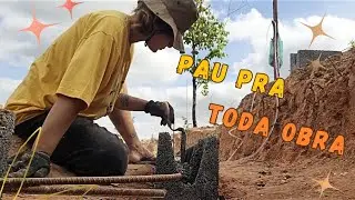 Seguimos construindo nossa casa de pau a pique na Serra da Canastra