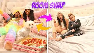 SWAPPING BEDROOMS With Our Kids!! Room Swap Challenge
