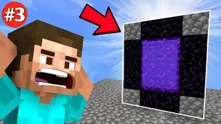 Finally We R Make A Nether Portal In Minecraft Sky Block | दूसरी दुनिया में जाने का रास्ता |💯😱🔥