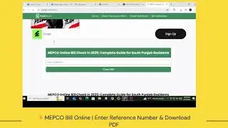 MEPCO Bill Online &ndash; View & Download with One Click