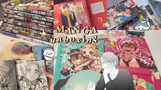 🌊MANGA UNBOXING 🌊|| ✨Hanako-kun, Demon slayer, Yamada to lv999&hellip;|| imoter🦦