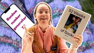 Chaos Knitting Vlog: Random Number Generator decides which Socks I will knit
