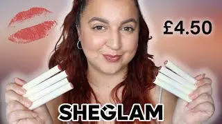 SHEGLAM POUT PERFECT SHINE LIP PLUMPER LIP SWATCHES | LIPSTICKLIZZIE