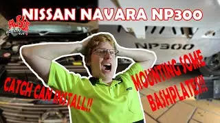 УСТАНОВИТЕ ЛОВУШКУ И ЗАЩИТНЫЕ ПЛАСТИНЫ НА NP300 NAVARA!! | Aussie Action 4x4 Extras