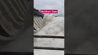 Water release from Maithan Dam
