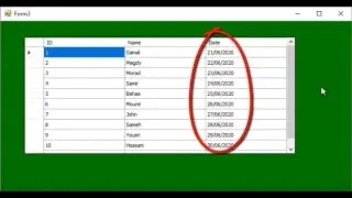 C#: Format date in dataGridView column in custom format- 