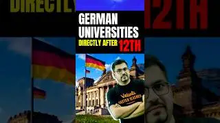 German Universities accepting 12th Marks for Direct Admission😱😱#studyabroad #germany #german