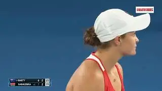 Ashleigh Barty vs Aryna Sabalenka - 2018 Australian Open 2R Highlights