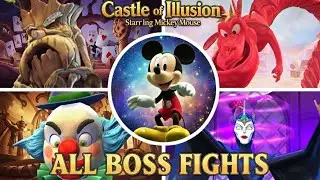 All Boss Fights - Castle of Illusion Starring Mickey Mouse (2013)