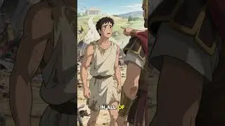 🏃&zwj;♂️ The First Marathon Runner: Pheidippides&rsquo; Legendary Run (490 BCE) #historyshorts #youtubeshorts