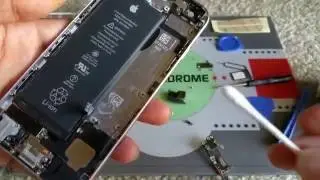 Close-Up On How to disassemble water damage Apple iPhone 6 6s Part 3 2016