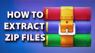 How To Extract ZIP FILES │ WinRAR Tutorial │ How To 'Extract Here'