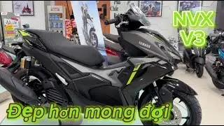 Yamaha NVX V3 2025 Xám Đen Tiêu Chuẩn| Bình Exciter
