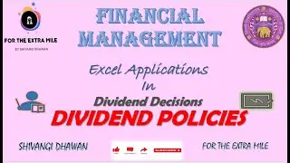 Dividend Policies | Excel Applications