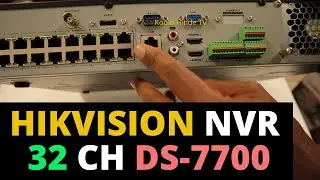 Распаковка и настройка 32-канального ds 7700 series Hikvision NVR