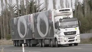 44 MAN Trucks on the Road around New Zealand's South Island