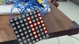 String input for 8x8 matrix display