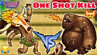 Castle Crush 🤯 LARGEST Legend SHAMAN 🆚 MUD ELEMENT Epic BIGGEST 🤯 OVERPOWERED 🤯 Castle Crush Game
