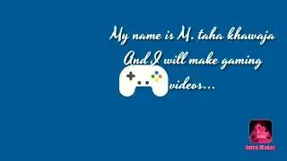 My first ever intro video !!! #(fun&entertainment)