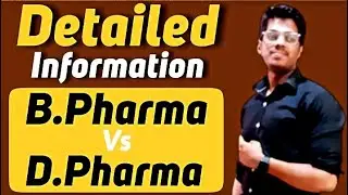 B.Pharma vs d.Pharma Detailed information Abhishek Sir Chemistry MHT-CET is required ?#abhisheksir
