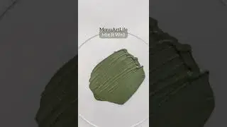 Olive Green | Color Mixing Tutorial | MonuArtLife | #painting #YTSHORTS #Shorts #trending #trend