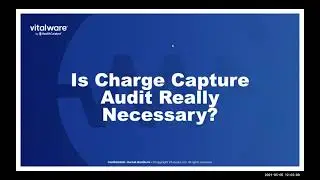 Is Charge Capture Audit Really Necessary?