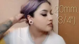 Ear stretching: 18mm-20mm (11/16