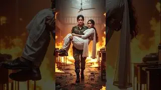Tamanna Rescues Students from Burning College 🔥 | #ai #army #shorts