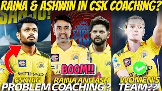 Suresh Raina And Ravi Ashwin in CSK Coaching Staff ? 🤔🚨 | CSK in Women's IPL 🥳 | CSK News ✅