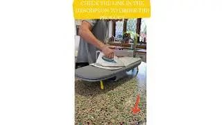 Folding Ironing Board , tiktok finds, Tabletop Ironing Board with Iron Rest, Faster Ironing, shorts