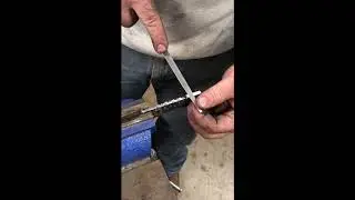 Knife Spine Running Vine File Work