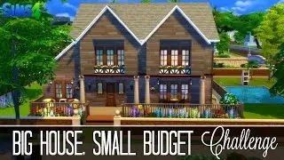 The Sims 4: Big House On A Budget Challenge - Speed Build