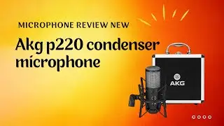 akg p220 condenser microphone - akg - akg p220 - microphone - akg microphone