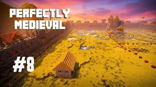 It Finally Looks Like a City! (Road Design) | Medieval modpack (Minecraft Timelapse)  - Ep 8