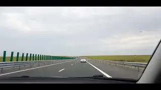 Expressway Drive Bucharest to Constanta   Romania