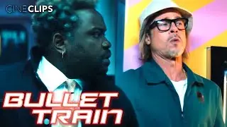 Bullet Train | Ladybug Hides From Lemon (ft. Brad Pitt) | CineClips