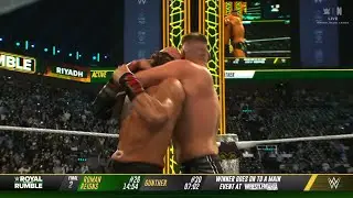 Roman Reigns ELIMINATED Gunther Wins WWE Royal Rumble 2026 Highlights 