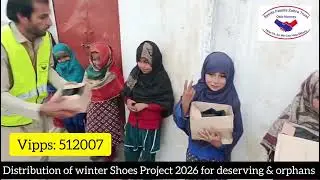 Distribution of winter Shoes Project 2026 for deserving & orphans | Project no  02 | Syeda FZ Trust 