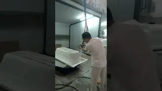 Manufacturer supplying bathroom GRP spray gun, dual component reciprocating pressure gel coat spray