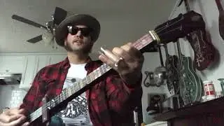 Depeche Mode // Personal Jesus covered by Low Volts on a Coffee Can Guitar and old Silvertone amp