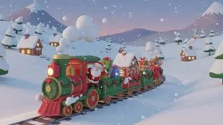 Santa Train | Fun Christmas Song for Toddlers to Sing and Learn