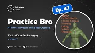 Practice Bro - Ep. 47 (What to Know First for Rigging) in Blender