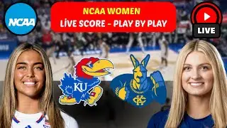 🔴 Kansas Jayhawks vs Kansas City Roos | NCAA Women&rsquo;s College Basketball | Live Score Update