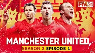 FM24 Lets Play - Man Utd 07/08 - S2 #1 - Community Shield - Football Manager 2024